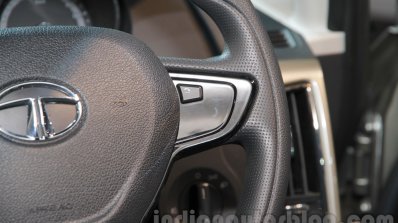 Tata HEXA TUFF steering controls Auto Expo 2016