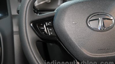Tata HEXA TUFF steering mounted buttons Auto Expo 2016
