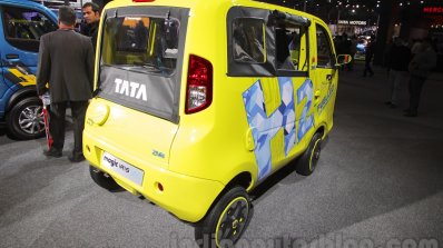 Tata Iris Magic Ziva rear three quarter right at Auto Expo 2016