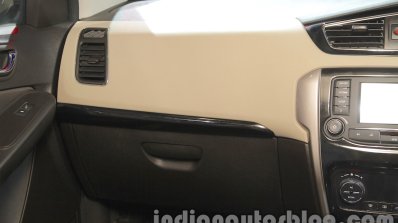 Tata Zest Personalized dashboard left at Auto Expo 2016