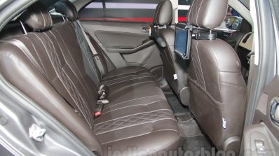 Tata Zest Personalized rear seat at Auto Expo 2016