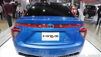 Toyota Mirai  rear at Auto Expo 2016
