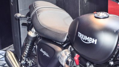 Triumph Bonneville Street Twin Matt Black at Auto Expo 2016