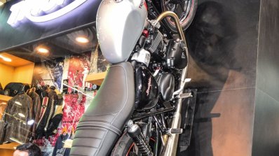 Triumph Bonneville Street Twin Silver at Auto Expo 2016