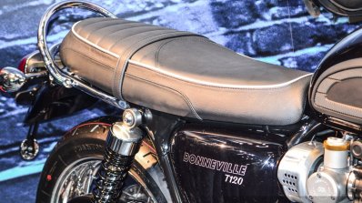 Triumph Bonneville T120 Black centre panel at Auto Expo 2016
