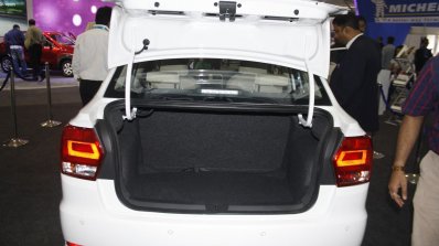 VW Ameo boot at the Make in India event