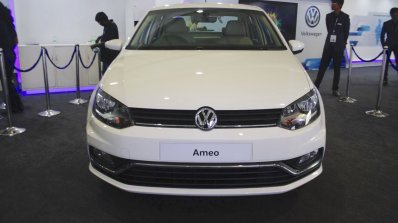 VW Ameo front at the Make in India event