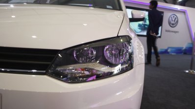 VW Ameo headlamp at the Make in India event