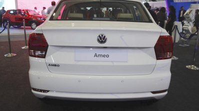 VW Ameo rear at the Make in India event