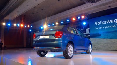 VW Ameo rear quarter live shot