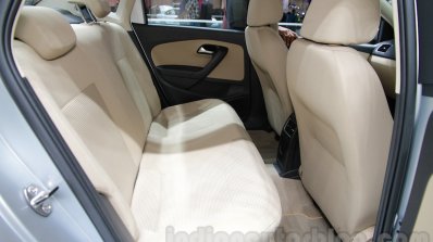 VW Ameo rear seats at Auto Expo 2016
