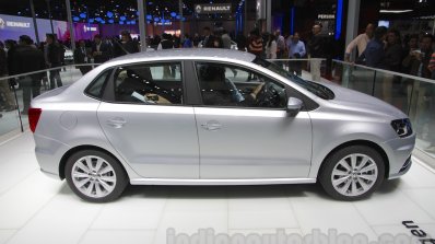 VW Ameo side profile at Auto Expo 2016