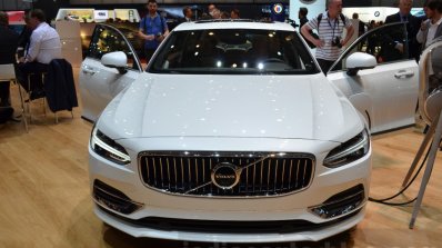 Volvo S90 front at the 2016 Geneva Motor Show Live