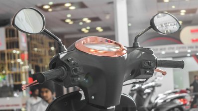 Yamaha Fascino X Special Edition speedometer at Auto Expo 2016