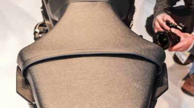 Yamaha MT-09 rear seat at Auto Expo 2016
