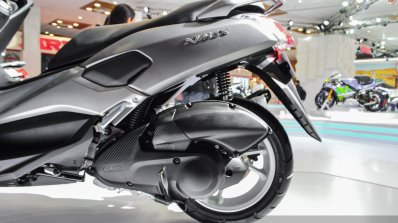 Yamaha NMax grey engine at Auto Expo 2016