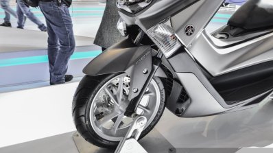 Yamaha NMax grey fork ABS at Auto Expo 2016