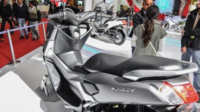 Yamaha NMax grey inner side at Auto Expo 2016