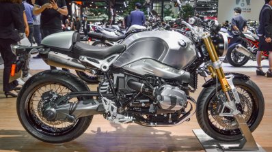 2016 BMW R nineT brushed aluminium tank right side at 2016 BIMS