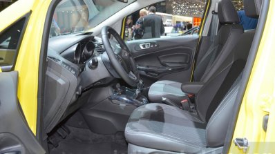 2016 Ford EcoSport S front seat at GIMS 2016