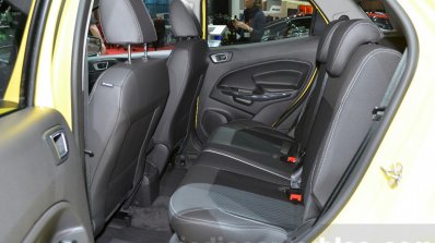 2016 Ford EcoSport S rear seat at GIMS 2016