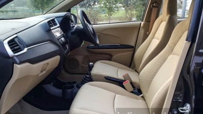 2016 Honda Amaze 1.2 VX (facelift) front cabin First Drive Review