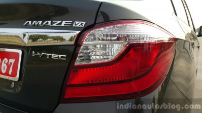 2016 Honda Amaze 1.2 VX (facelift) taillamp First Drive Review