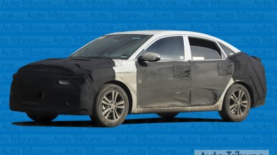 2016 Hyundai Verna spy shot