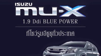 2016 Isuzu MU-X launched in Thailand