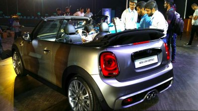 2016 Mini Convertible rear quarters India launched