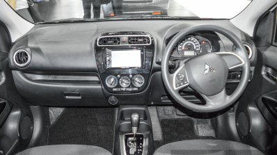 2016 Mitsubishi Attrage interior dashboard at 2016 Bangkok International Motor Show