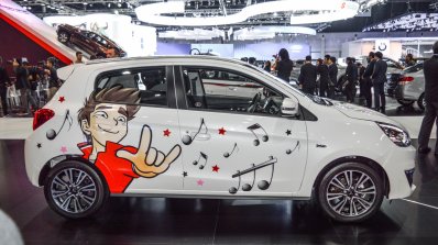 2016 Mitsubishi Mirage side profile at 2016 Bangkok International Motor Show