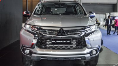 2016 Mitsubishi Pajero Sport front at 2016 BIMC
