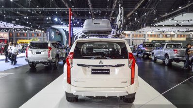 2016 Mitsubishi Pajero Sport rear profile at 2016 BIMC