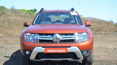 2016 Renault Duster facelift AMT front fascia Review