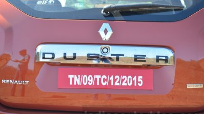2016 Renault Duster facelift AMT number plate Review