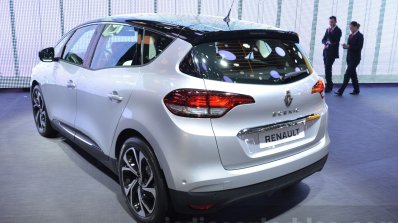 2016 Renault Scenic rear quarter at the 2016 Geneva Motor Show Live