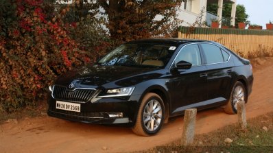 2016 Skoda Superb Laurin & Klement front three quarter left First Drive Review