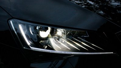 2016 Skoda Superb Laurin & Klement headlamp on First Drive Review