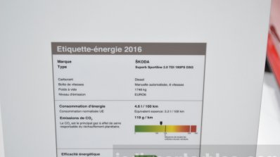 2016 Skoda Superb SportLine specifications at 2016 Geneva Motor Show