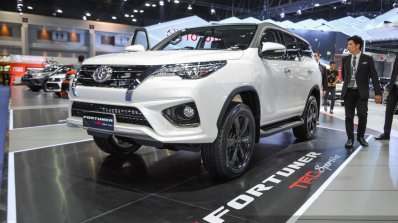 2016 Toyota Fortuner TRD Sportivo front quarter at 2016 BIMS
