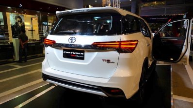 2016 Toyota Fortuner TRD Sportivo rear bumper launched in Thailand