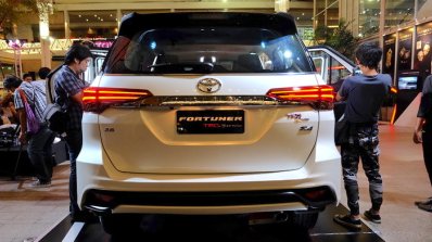 2016 Toyota Fortuner TRD Sportivo rear launched in Thailand