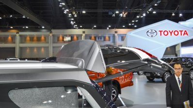 2016 Toyota Fortuner TRD Sportivo tailgate at 2016 BIMS