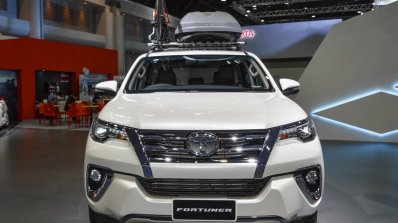 2016 Toyota Fortuner White front at 2016 BIMS
