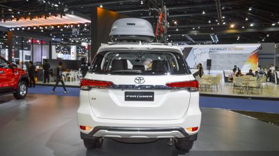 2016 Toyota Fortuner White rear at 2016 BIMS