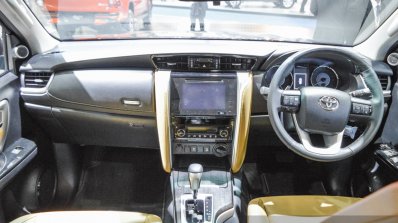 2016 Toyota Fortuner dashboard at 2016 BIMS