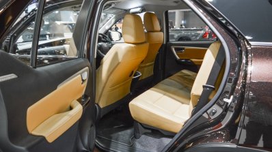 2016 Toyota Fortuner rear seat at 2016 BIMS