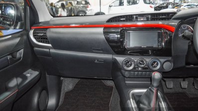 2016 Toyota Hilux Revo TRD Sportivo glove box at 2016 BIMS
