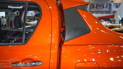 2016 Toyota Hilux Revo TRD Sportivo quarter panel at 2016 BIMS